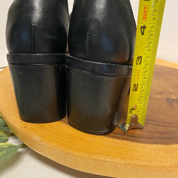 Via Mia Leather Ankle Strap Heeled Sandals - Picture 6 of 8